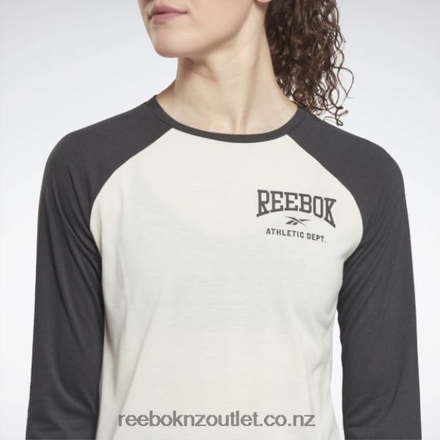 Classic White 2B4626604 Workout Ready Baseball T-Shirt Reebok Women