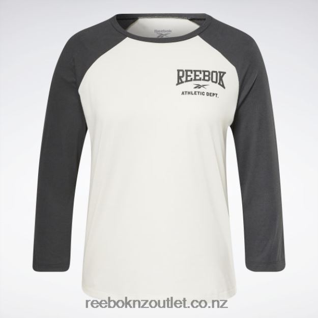 Classic White 2B4626604 Workout Ready Baseball T-Shirt Reebok Women