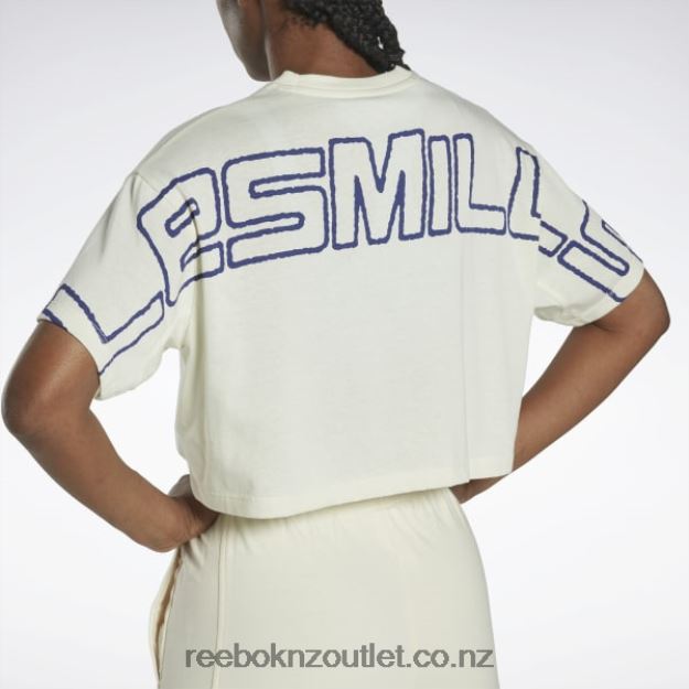 Classic White 2B4626717 Les Mills Crop T-Shirt Reebok Women