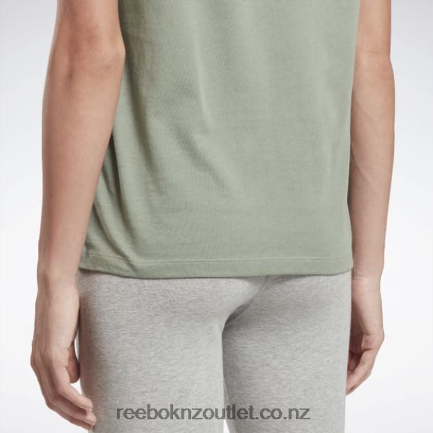 Harmony Green 2B4626512 Training Essentials Vector Graphic Tee Reebok Women