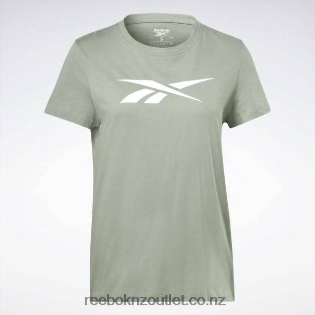 Harmony Green 2B4626512 Training Essentials Vector Graphic Tee Reebok Women