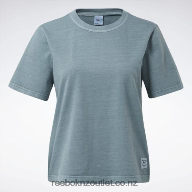 Midnight Pine 2B4626974 Classics Natural Dye T-Shirt Reebok Women