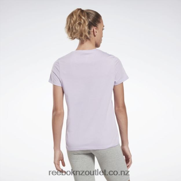 Purple Oasis 2B4626528 Training Essentials Vector Graphic Tee Reebok Women