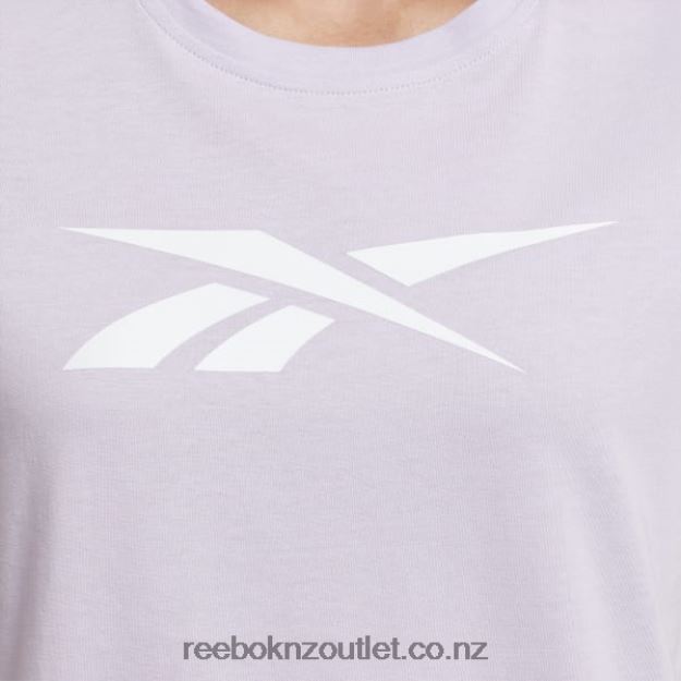Purple Oasis 2B4626528 Training Essentials Vector Graphic Tee Reebok Women