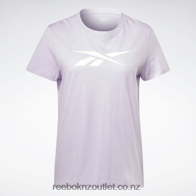 Purple Oasis 2B4626528 Training Essentials Vector Graphic Tee Reebok Women