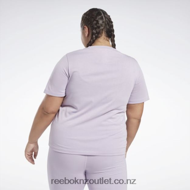 Purple Oasis 2B4626729 Identity T-Shirt (Plus Size) Reebok Women