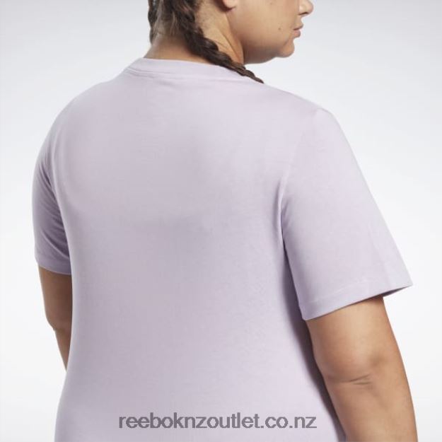 Purple Oasis 2B4626729 Identity T-Shirt (Plus Size) Reebok Women