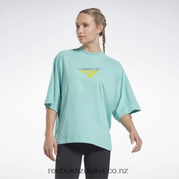 Semi Classic Teal 2B4626720 Les Mills Layering T-Shirt Reebok Women
