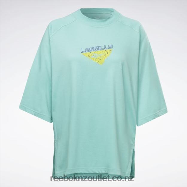 Semi Classic Teal 2B4626720 Les Mills Layering T-Shirt Reebok Women