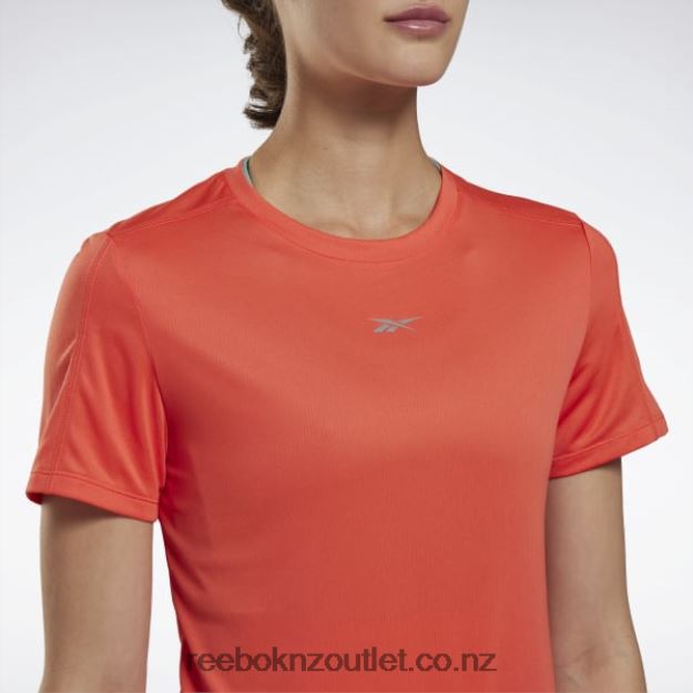 Semi Orange Flare 2B4626954 Running Speedwick T-Shirt Reebok Women