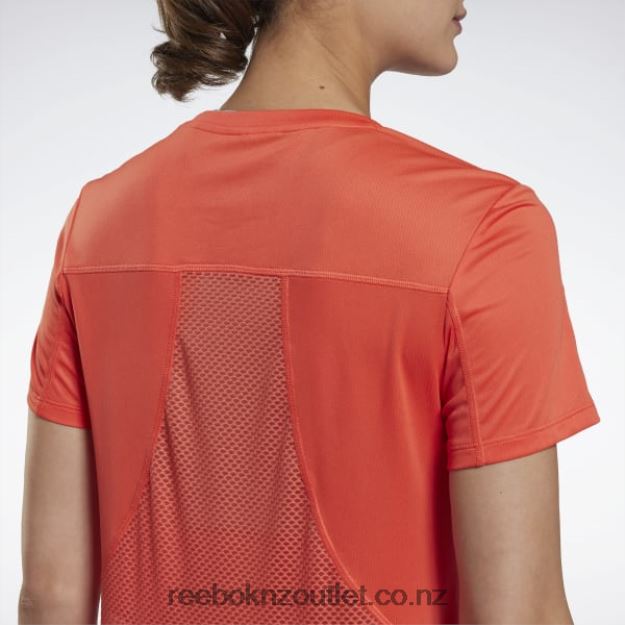 Semi Orange Flare 2B4626954 Running Speedwick T-Shirt Reebok Women
