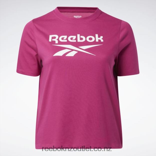 Semi Proud Pink 2B4626624 Identity T-Shirt (Plus Size) Reebok Women