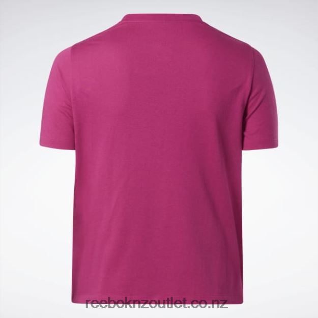 Semi Proud Pink 2B4626624 Identity T-Shirt (Plus Size) Reebok Women