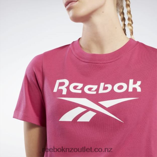 Semi Proud Pink/White 2B4626520 Identity T-Shirt Reebok Women