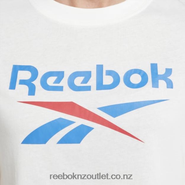 White/Vector Blue 2B4626523 Identity T-Shirt Reebok Women