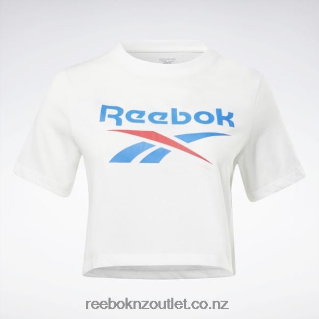White/Vector Blue 2B4626523 Identity T-Shirt Reebok Women