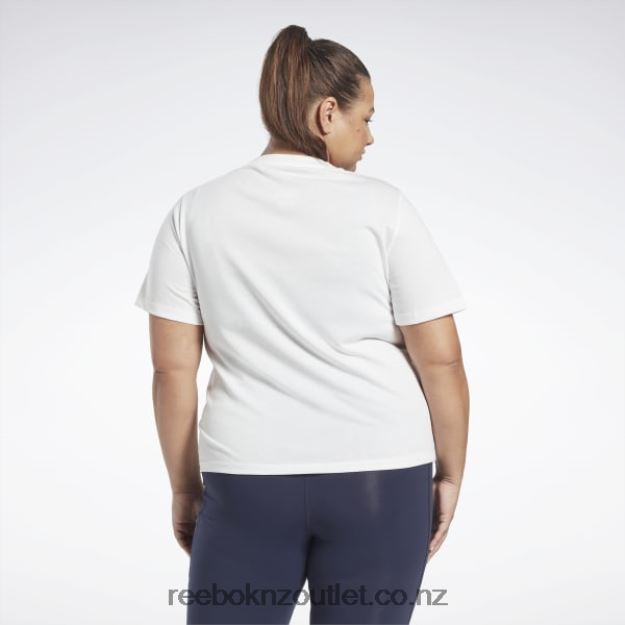 White/Vector Blue 2B4626641 Identity T-Shirt (Plus Size) Reebok Women