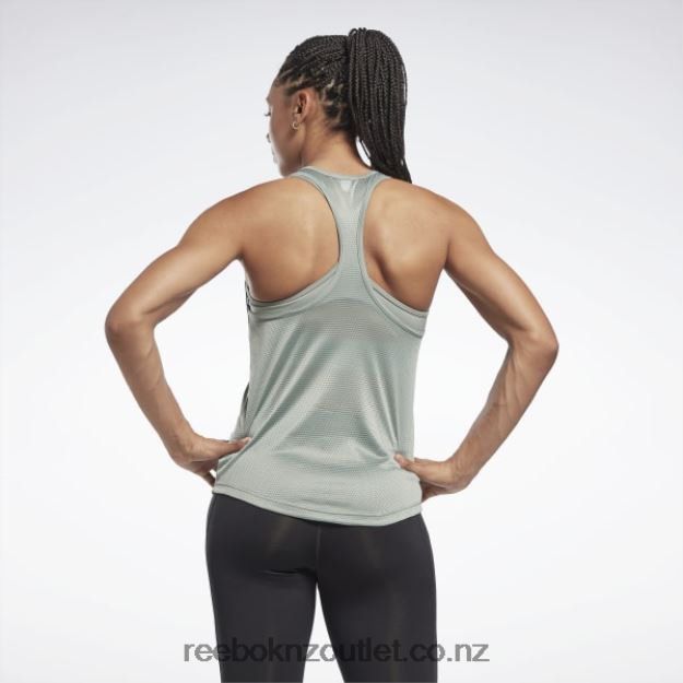 Harmony Green 2B4626406 Workout Ready Mesh Back Tank Top Reebok Women