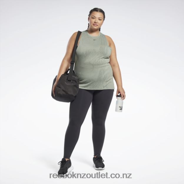 Harmony Green 2B4626754 Burnout Tank Top (Plus Size) Reebok Women