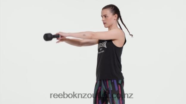 Night Black 2B4626447 Workout Ready Supremium Graphic Tank Top Reebok Women