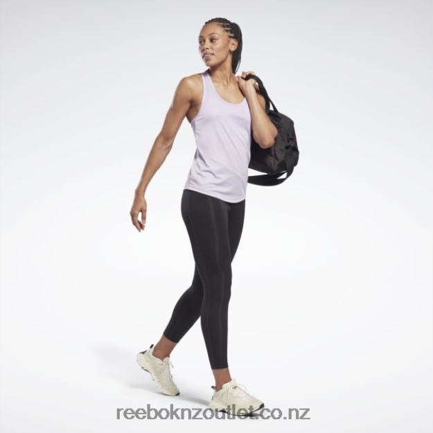 Purple Oasis 2B4626475 Workout Ready Mesh Back Tank Top Reebok Women