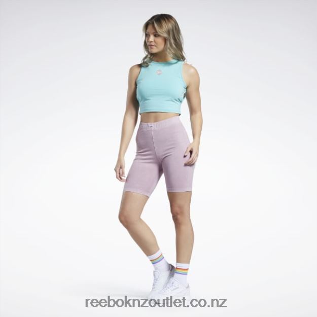 Semi Classic Teal 2B4626836 Classics Graphic Tank Top Reebok Women