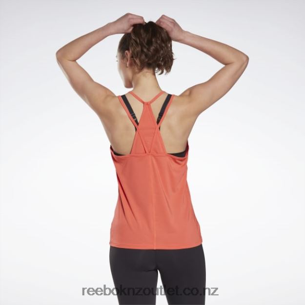 Semi Orange Flare 2B4626762 ACTIVCHILL Athletic Tank Top Reebok Women