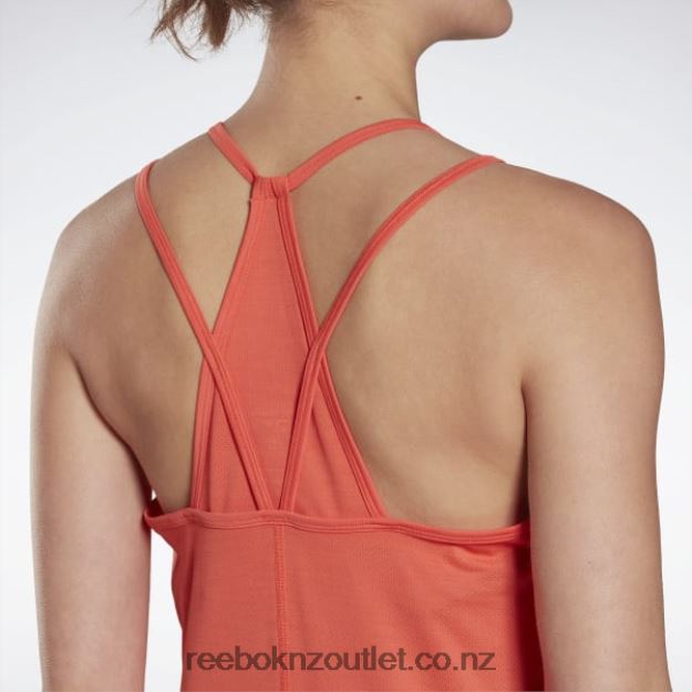 Semi Orange Flare 2B4626762 ACTIVCHILL Athletic Tank Top Reebok Women