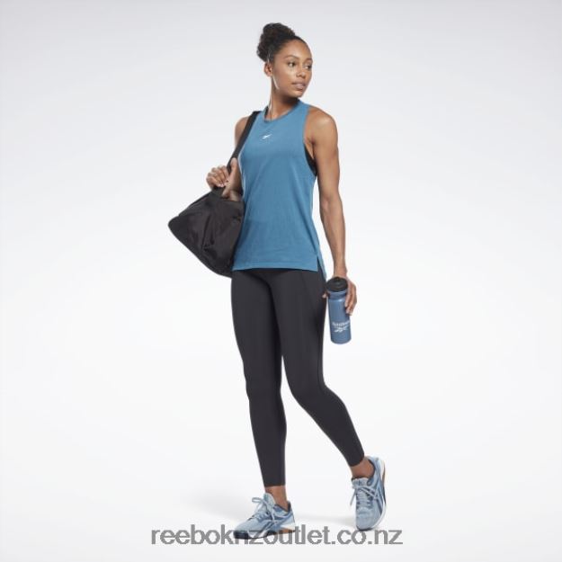 Steely Blue S23-R 2B4626511 Burnout Tank Top Reebok Women