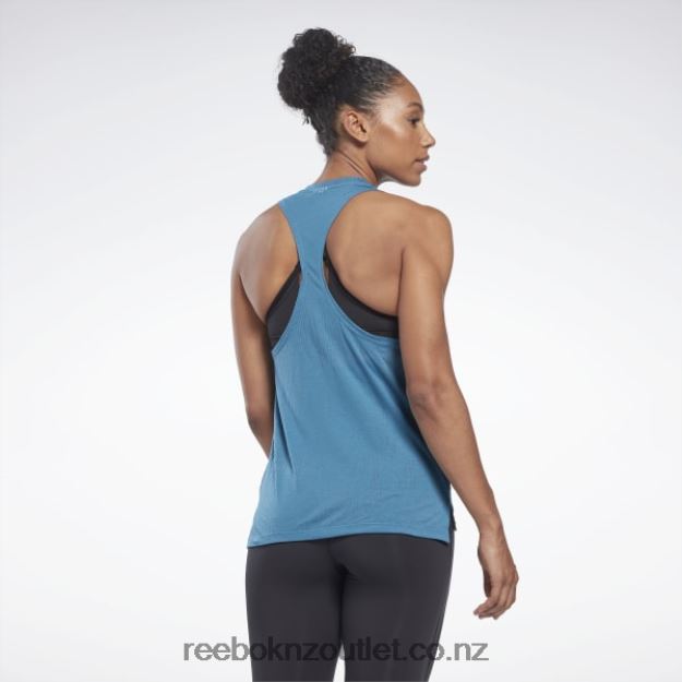 Steely Blue S23-R 2B4626511 Burnout Tank Top Reebok Women