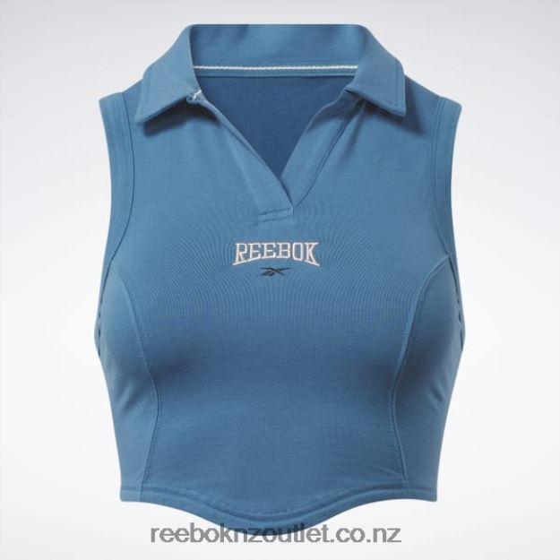 Steely Blue S23-R 2B4626854 Classics Varsity Tank Top Reebok Women