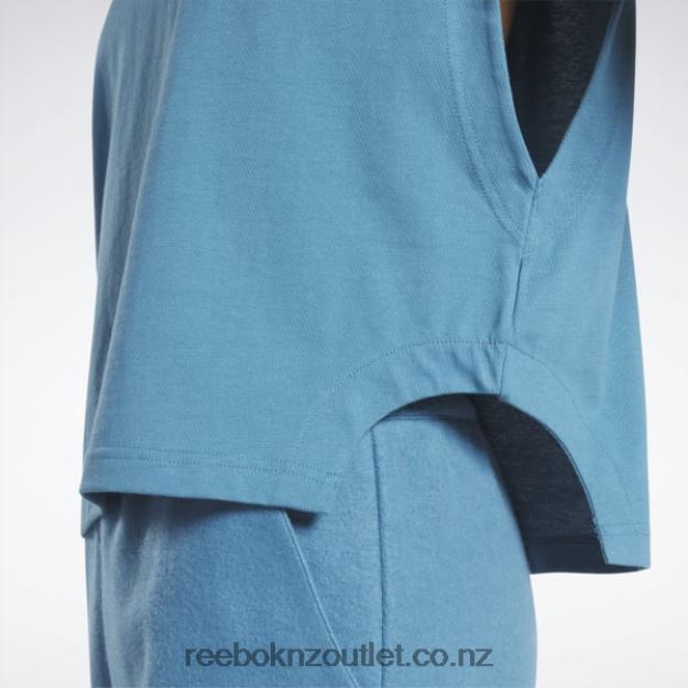Steely Blue S23-R 2B4626858 Classics Jersey Muscle Tank Top Reebok Women