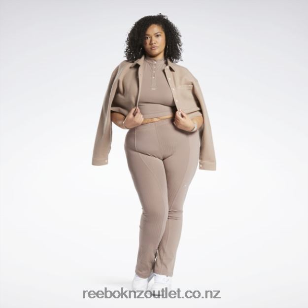 Taupe 2B4626764 Classics Cotton Jersey Tank Top (Plus Size) Reebok Women