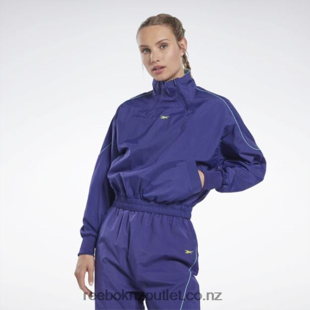 Bold Purple 2B4626487 Les Mills Woven Cover-Up Reebok Women