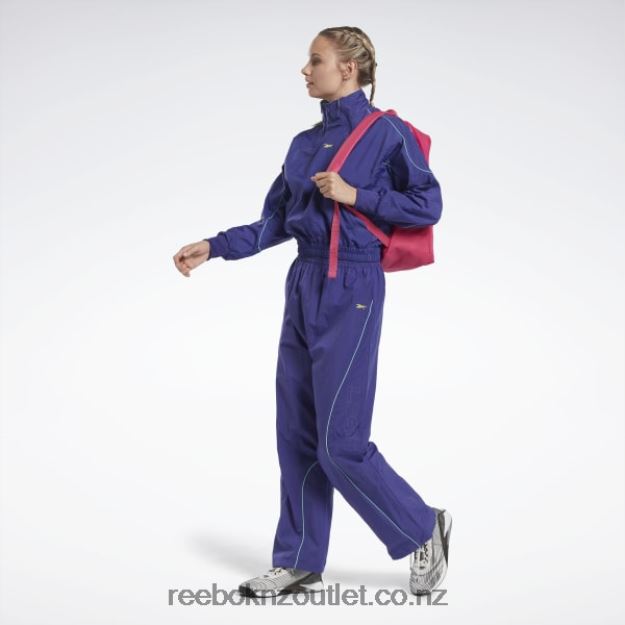Bold Purple 2B4626487 Les Mills Woven Cover-Up Reebok Women
