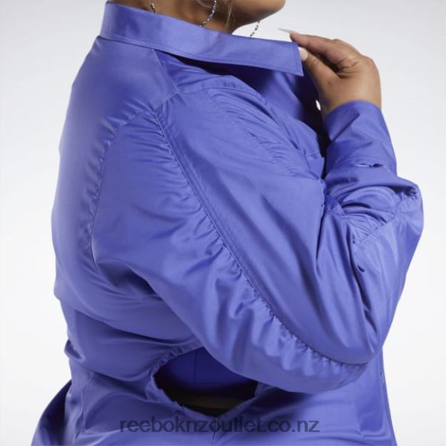 Purple Vibe 2B4626361 Cardi B Top (Plus Size) Reebok Women