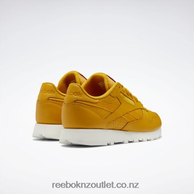 Bright Ochre/Chalk 2B4626239 Classic Leather Women\'s Shoes Reebok