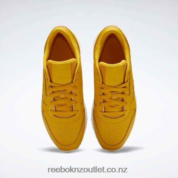 Bright Ochre/Chalk 2B4626239 Classic Leather Women\'s Shoes Reebok