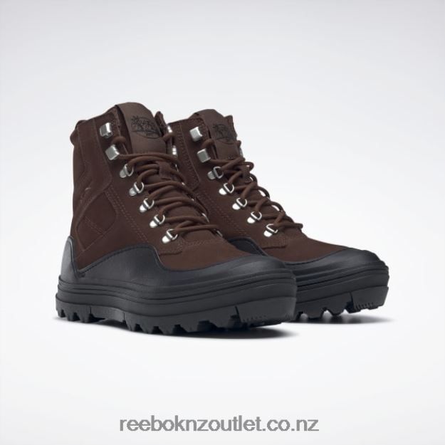 Brush Brown/Core Black 2B4626226 Danielle Guizio Club C Cleated Mid Shoes Reebok Women