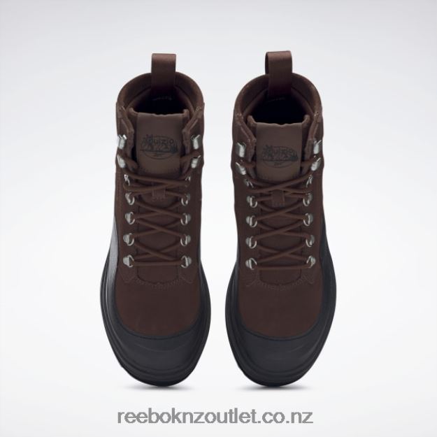 Brush Brown/Core Black 2B4626226 Danielle Guizio Club C Cleated Mid Shoes Reebok Women