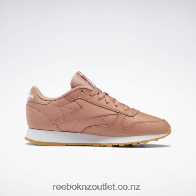 Canyon Coral Mel/Ftwr White 2B4626420 Classic Leather Shoes Reebok Women