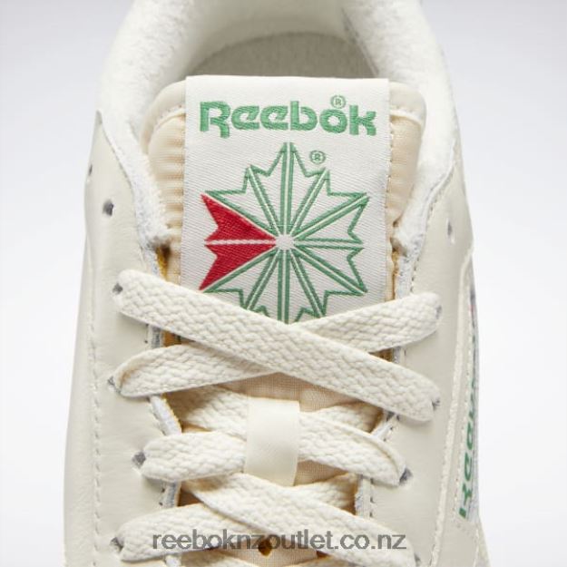 Chalk/Alabaster/Glen Green 2B46262 Club C 85 Vintage Women\'s Shoes Reebok