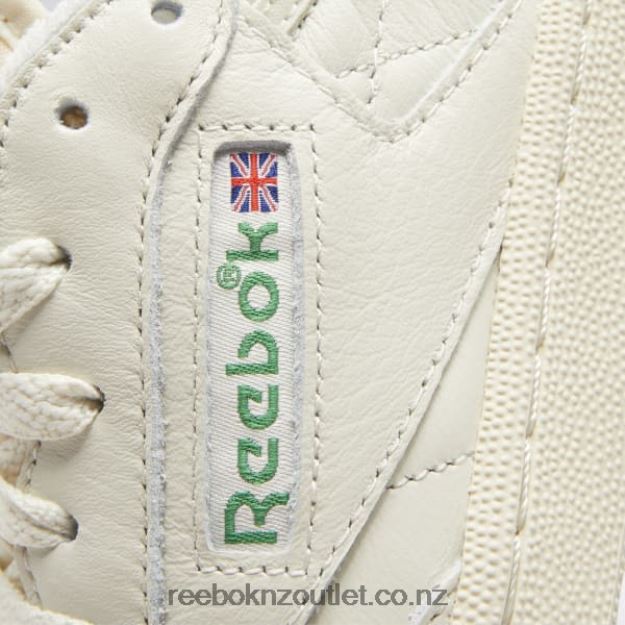 Chalk/Alabaster/Glen Green 2B46262 Club C 85 Vintage Women\'s Shoes Reebok