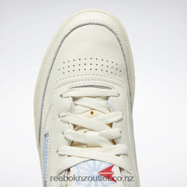Chalk/Alabaster/Sky Blue 2B46268 Club C 85 Vintage Women\'s Shoes Reebok
