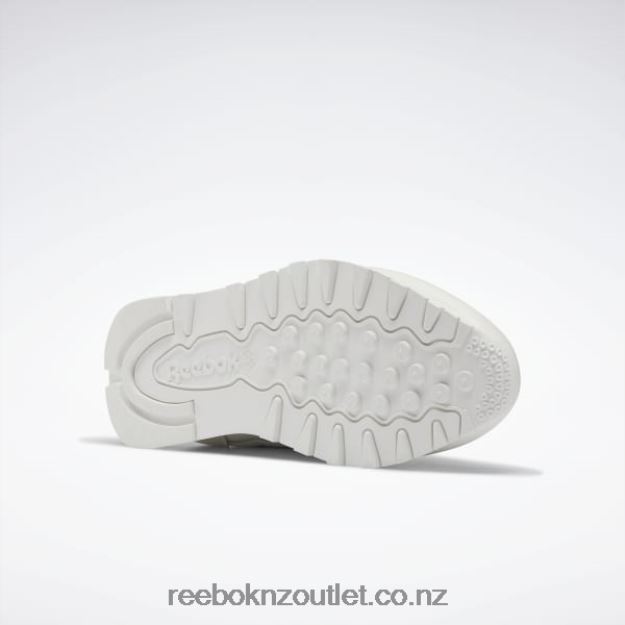 Chalk/Aura Orange 2B4626428 Classic Leather Women\'s Shoes Reebok