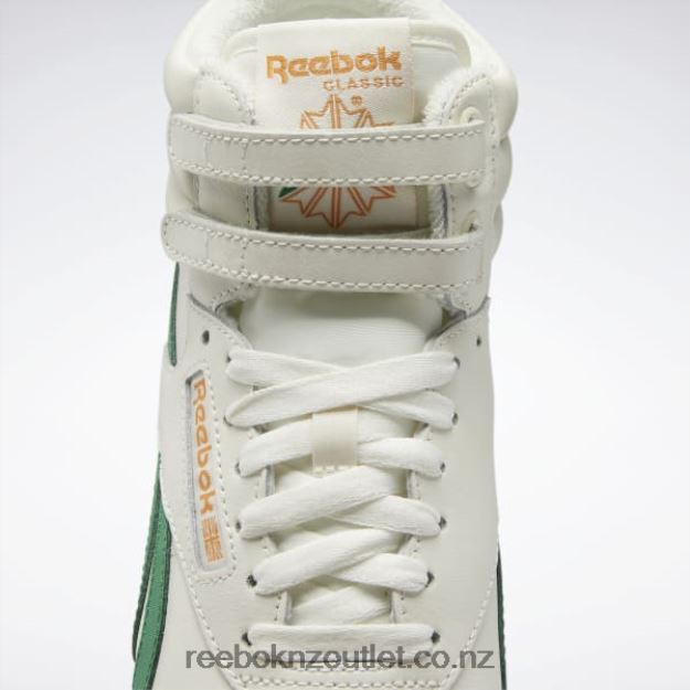 Chalk/Glen Green/Peach Fuzz S23-R 2B4626924 F/S Hi Women\'s Shoes Reebok