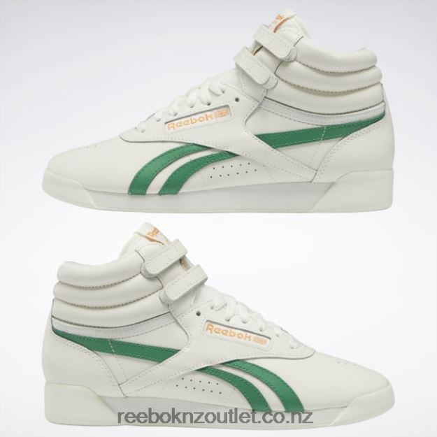 Chalk/Glen Green/Peach Fuzz S23-R 2B4626924 F/S Hi Women\'s Shoes Reebok