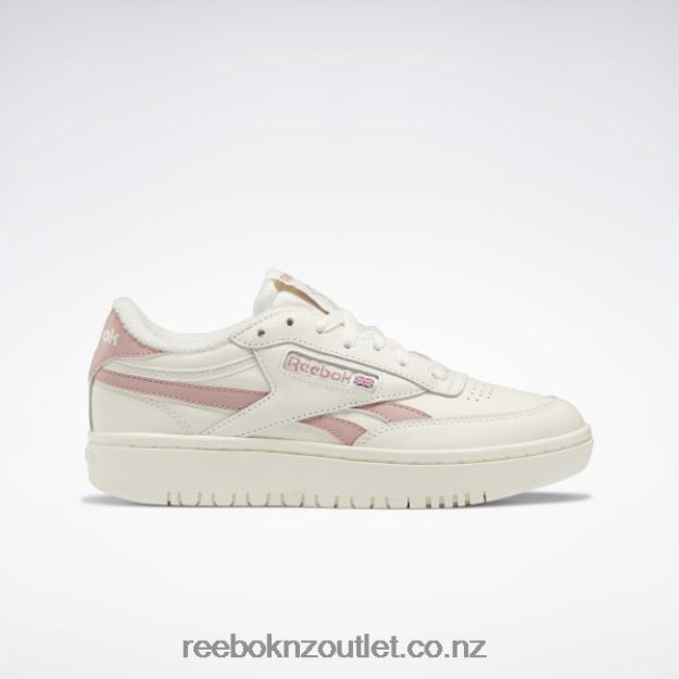 Chalk/Smokey Rose 2B46269 Club C Double Women's Shoes Reebok