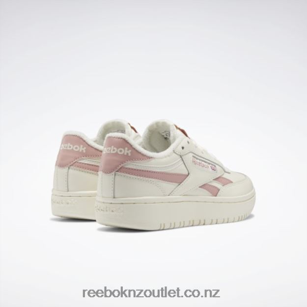 Chalk/Smokey Rose 2B46269 Club C Double Women\'s Shoes Reebok
