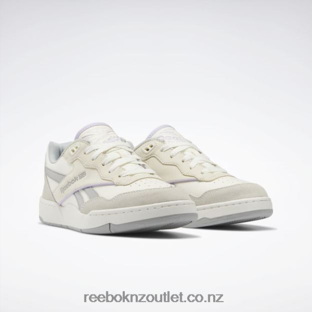 Classic White/Pure Grey 3/Purple Oasis 2B4626926 BB 4000 II Women\'s Shoes Reebok